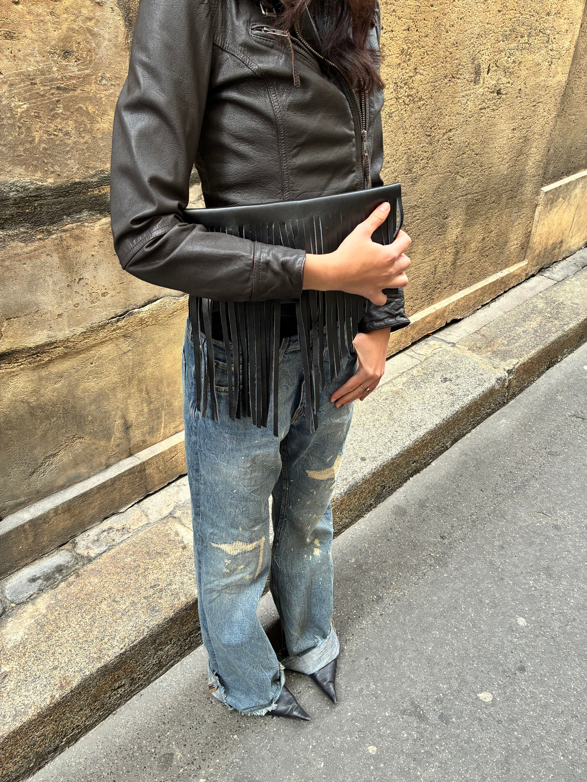 The frange clutch - Black
