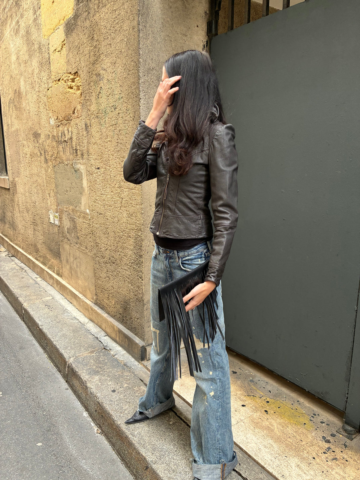 The frange clutch - Black